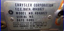 Chrysler 4048077