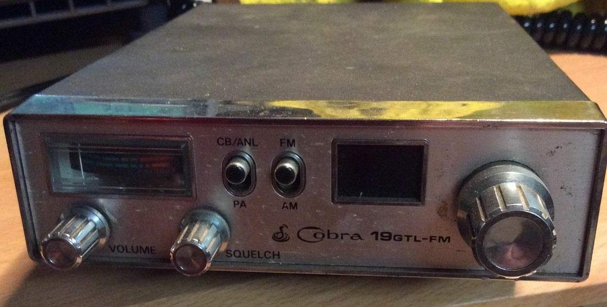 Vintage Cobra 139XLR 40 canal CB radio sin probar desconocido CB Mod se enciende 