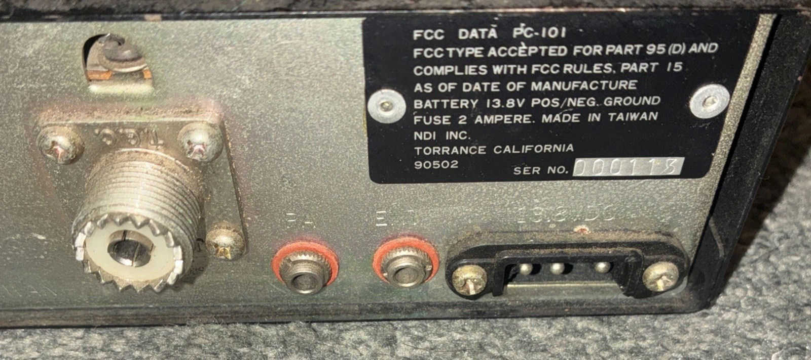/NDI PC-101