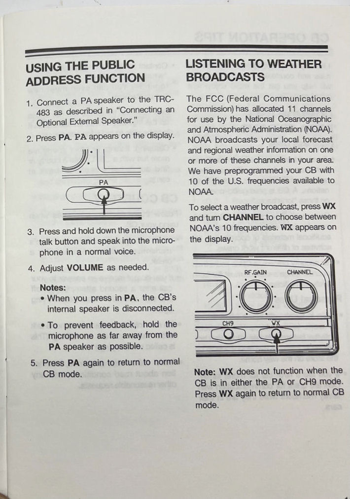 Realistic TRC-483 (Manual Page 11)