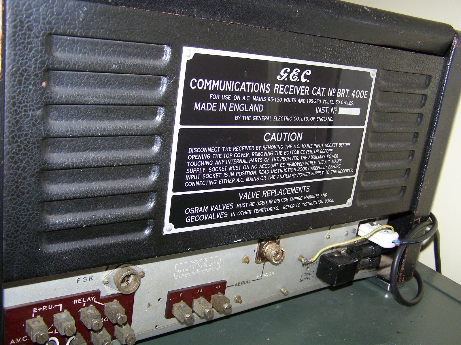 GEC BRT-400E